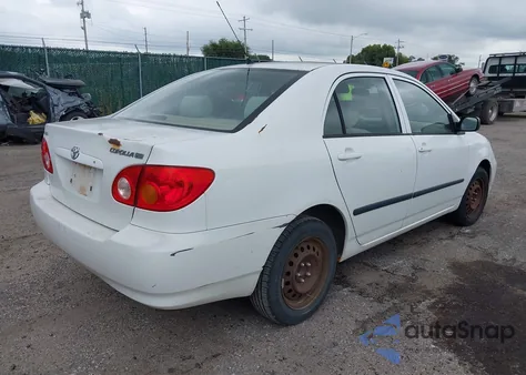 2004 Toyota Corolla Ce из США, поврежденный, VIN JTDBR32E242024058